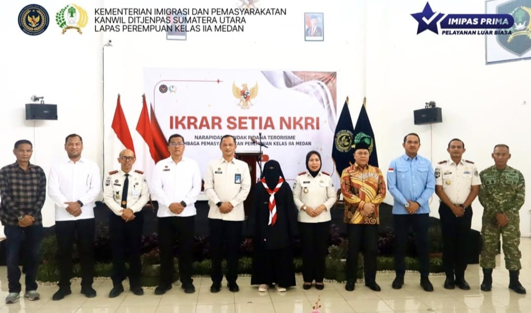 Tinggalkan Paham Radikalisme, Napiter Lapas Perempuan Kelas IIA Medan Ucapkan Ikrar Setia NKRI IMG-20261021-WA0036.jpg