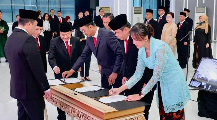 Lantik 840 Pejabat, Menteri ATR/BPN Nusron Wahid Ingatkan Amanah Jabatan