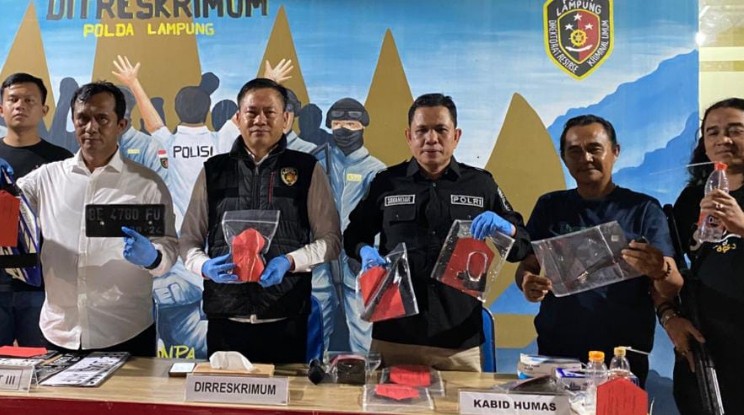 Polda Lampung Ungkap Pelaku Curanmor Yang Beraksi Di 8 Tkp