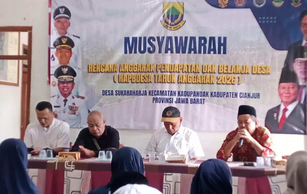 Pemdes Sukaraharja Bahas LKPJ dan Arah Pembangunan Desa 2026 Lewat Musdes