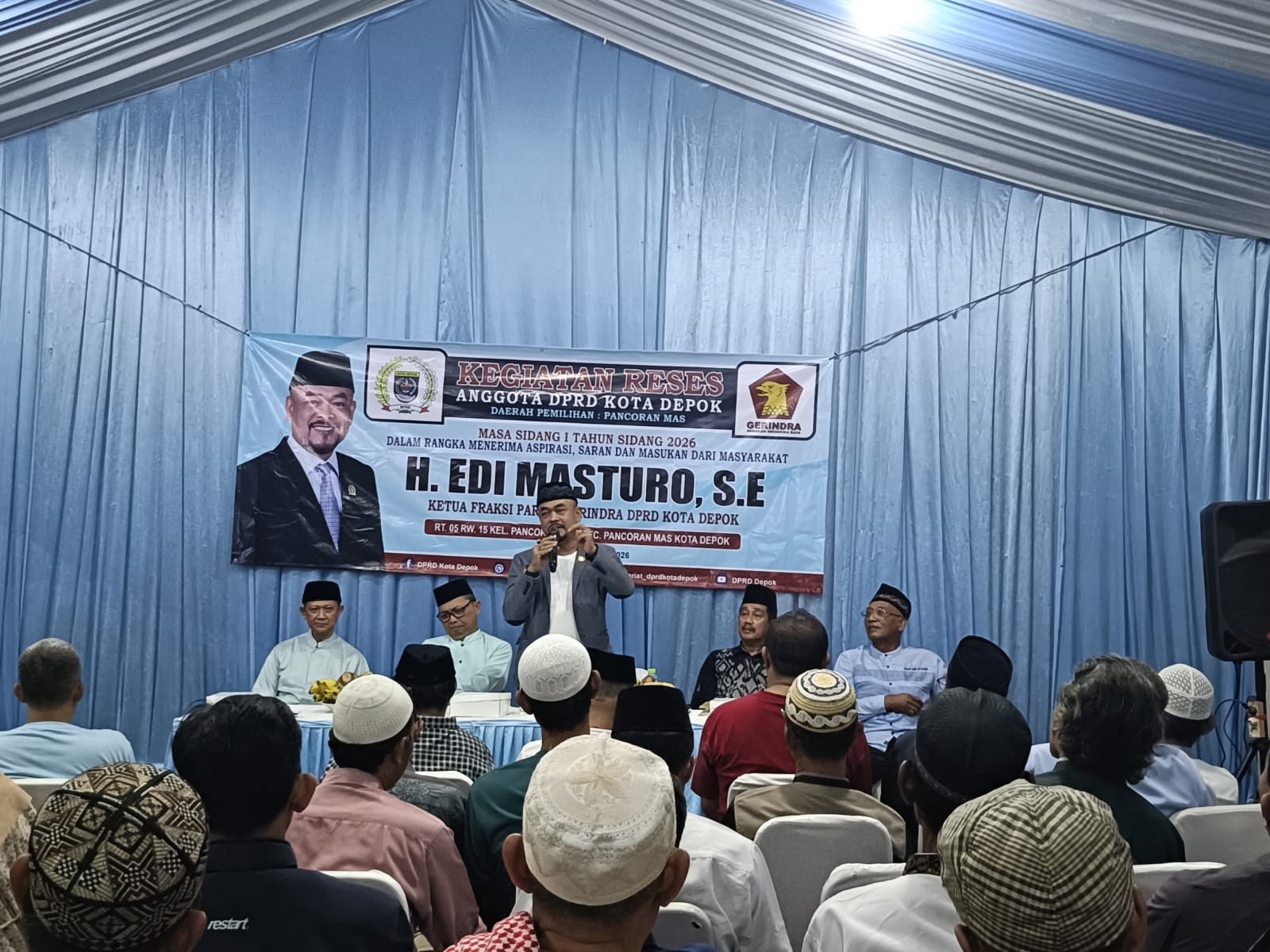 Ketua Fraksi Gerindra Edi Masturo Gelar Reses Tampung Aspirasi Warga