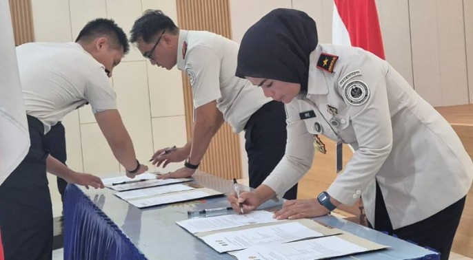 WBP Napiter Lapas Kalianda Ucapkan Ikrar Setia kepada NKRI