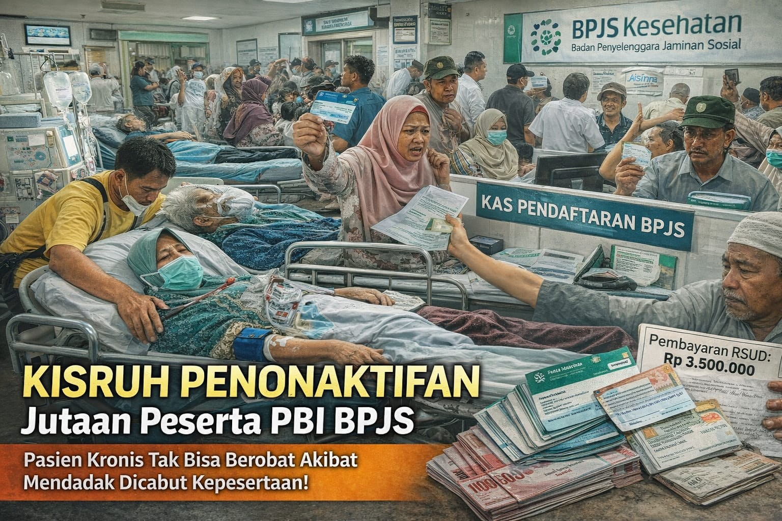 Jutaan PBI BPJS Dinonaktifkan Mendadak