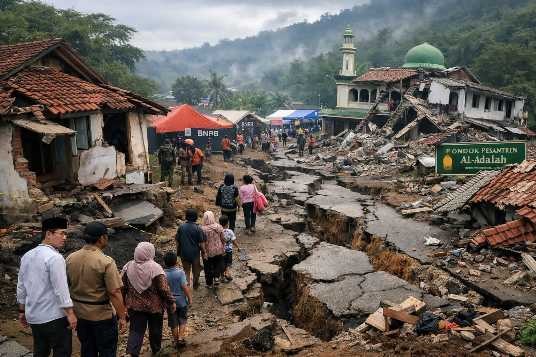 Pergerakan Tanah di Tegal Krisis Permukiman, Risiko Tetap Mengancam