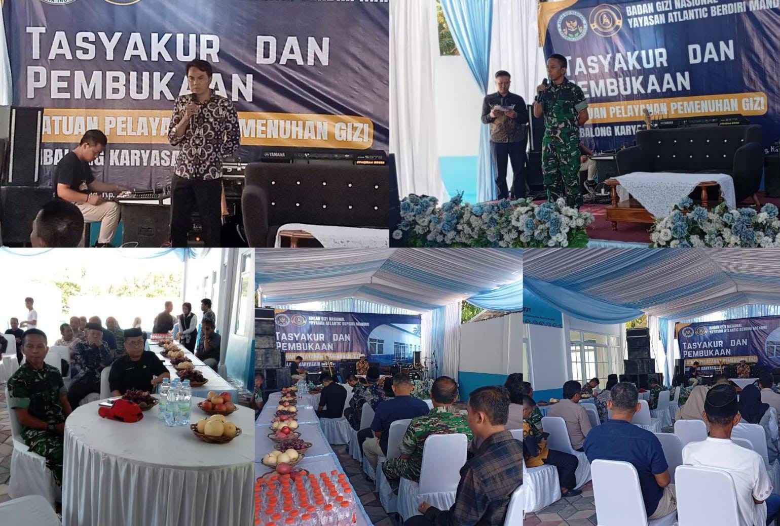 Acara Tasyakuran dan Pembukaan SPPG Karyasari Cibalong Berlangsung Meriah