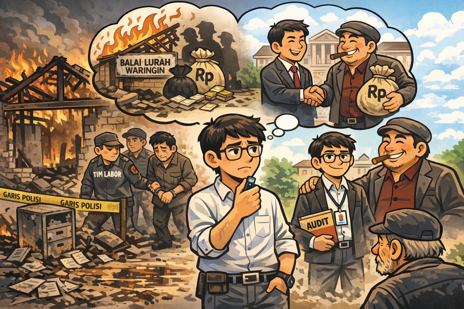 Cerpen: Api, Arsip, Dan Dusta Kekuasaan
