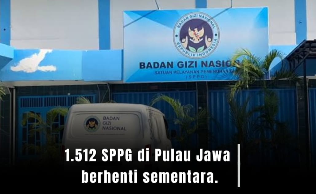 BGN Hentikan Sementara 1.512 SPPG di Pulau Jawa Usai Evaluasi Standar Operasional