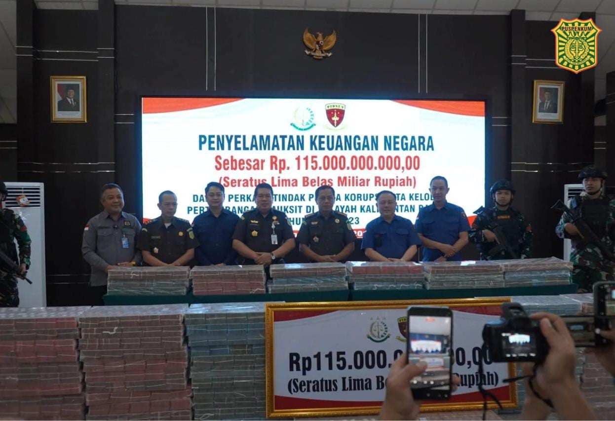 Kejati Kalbar Buktikan Kinerja Selamatkan RP115 Miliar Korupsi Tambang