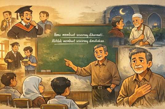 Ilmu Tinggi Belum Tentu Membesarkan Hati