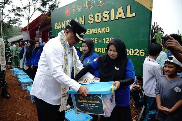 Buka TMMD ke-128 Bupati Garut Apresiasi TNI dalam Akselerasi Pembangunan Infrastruktur Desa