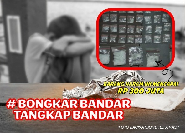 Berantas Peredaran Narkoba Polres Garut Kembali Tangkap Kurir Paket Sabu