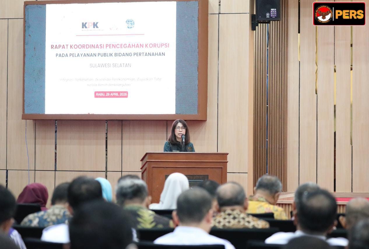 Kementerian ATR/BPN Gelar Rakor Optimalisasi Kerja Sama dengan KPK dan Pemda Se-Sulsel