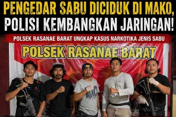 Antar Makanan untuk Tahanan Pengedar Sabu Langsung Diamankan di Mako Polsek Rasanae