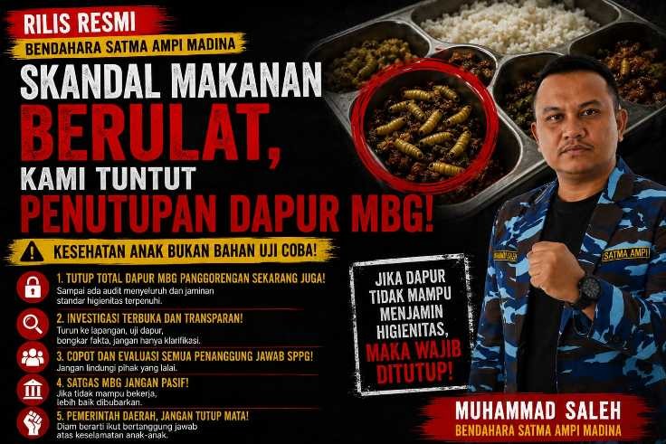 DAPUR MBG PANGGORENGAN WAJIB DITUTUP, ITU BUKAN KELALAIAN TAPI KEJAHATAN TERHADAP ANAK SEKOLAH