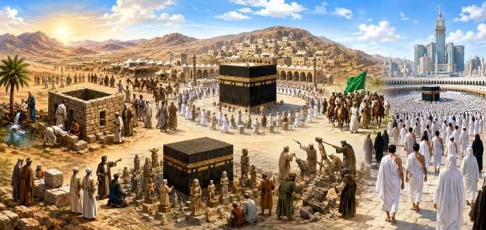 Mnapaki Sejarah Ka,bah dan Perubahan Ritual Haji