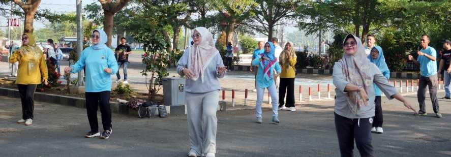 Jumat Sehat di GWH Kalianda, ASN Lampung Selatan Kompak Jaga Kebugaran Demi Pelayanan Prima