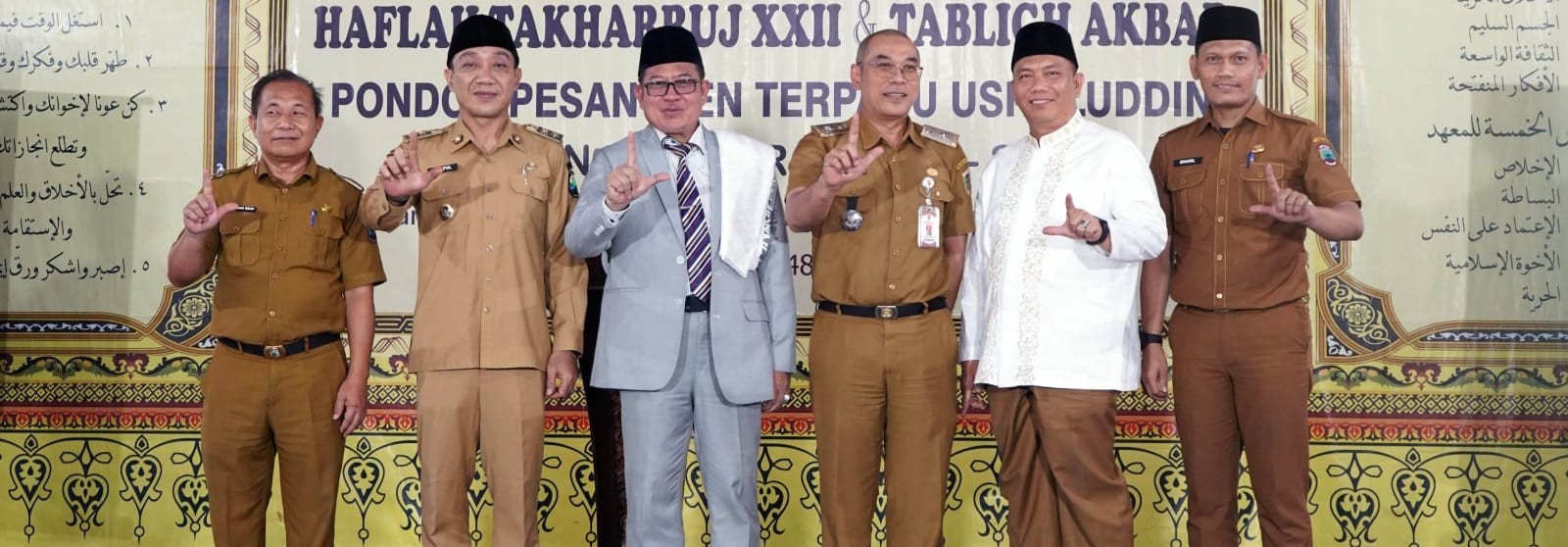 Wisuda Santri Ponpes Ushuluddin, Wabup Syaiful Pesantren Pilar Penting Masa Depan Bangsa