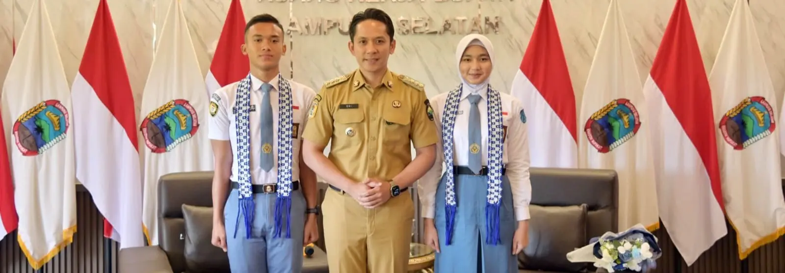 Bupati Radityo Egi Bangga, Dua Pelajar Lampung Selatan Lolos Calon Paskibraka Tingkat Pusat 2026