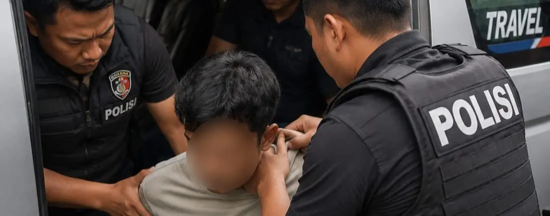 Pengejaran Tiga Hari Tak Sia-sia, Polisi Ringkus Pelaku Pembacokan Membabi Buta di Jati Agung