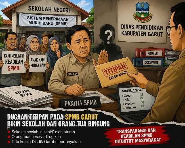 ‎SPMB Garut Menuai Sorotan, Sejumlah Sumber Sebut Ada Dugaan Titipan Calon Murid