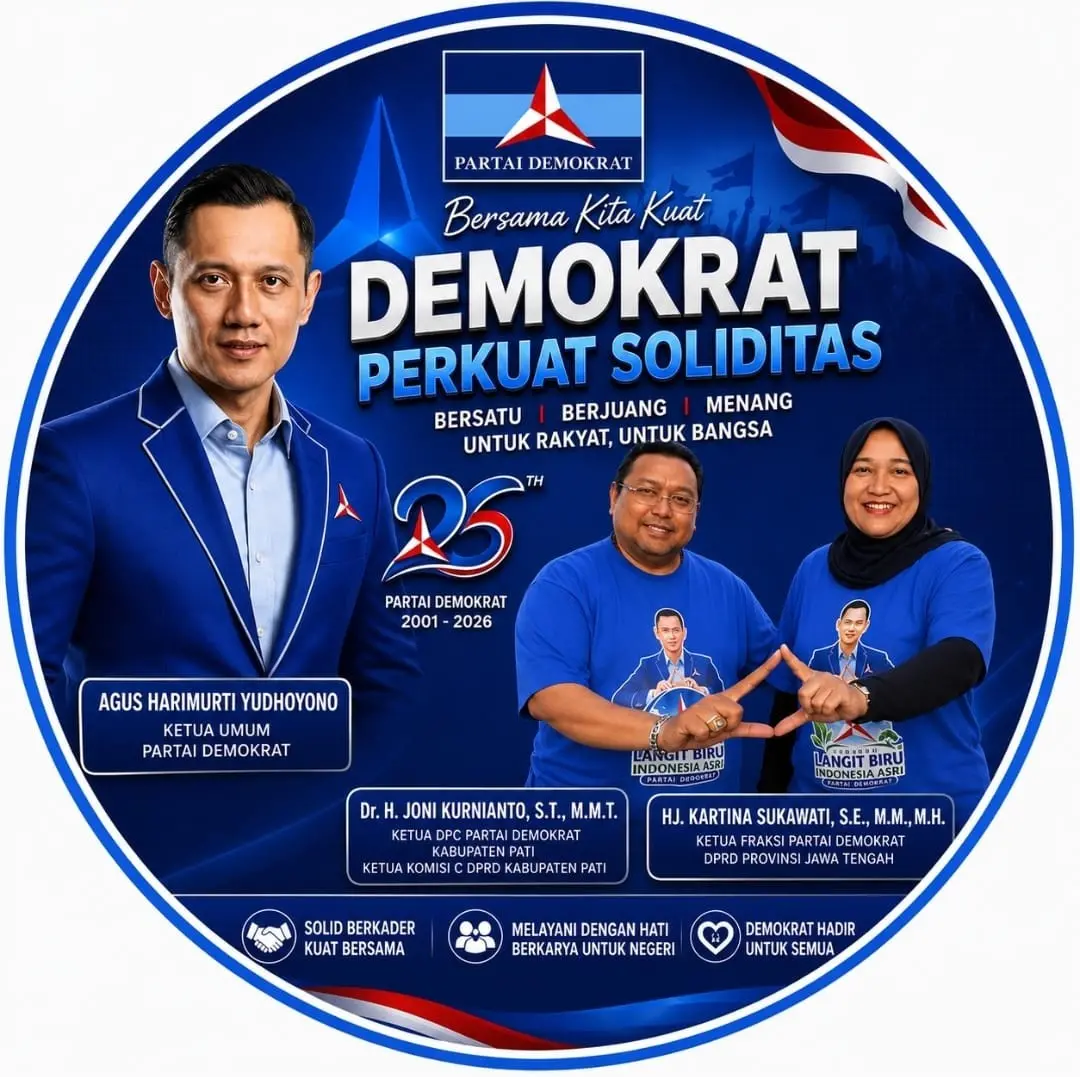 HUT ke-25 Partai Demokrat, Joni Kurnianto dan Kartina Sukawati Ajak Kader Perkuat Soliditas untuk Rakyat