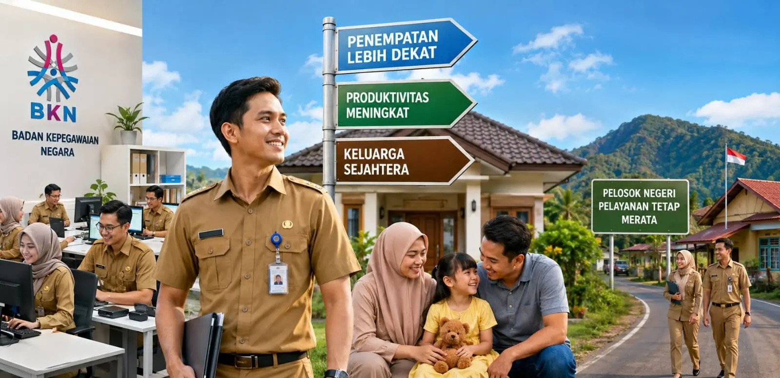 Mendekatkan ASN, Menjaga Negara Tetap Merata