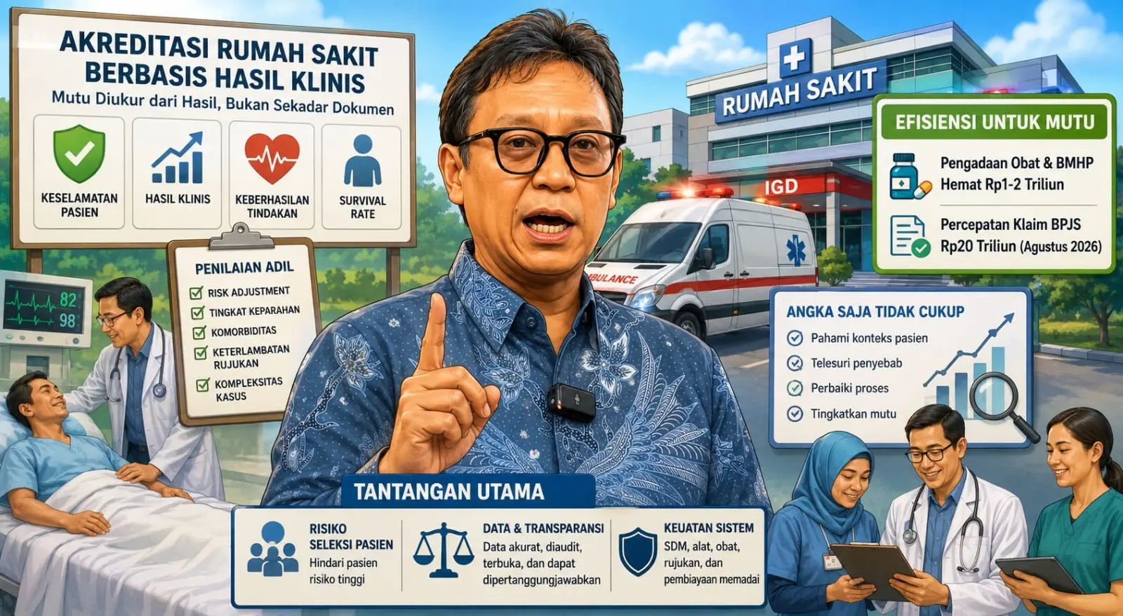 Akreditasi Rumah Sakit Jangan Salah Mengukur