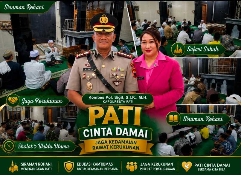 Sholat Lima Waktu sebagai Pondasi Pati Cinta Damai, Pesan Kapolresta