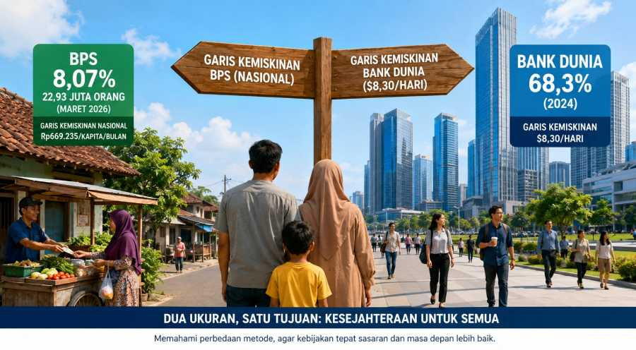 Ketika Kemiskinan Dibaca Dengan Dua Ukuran