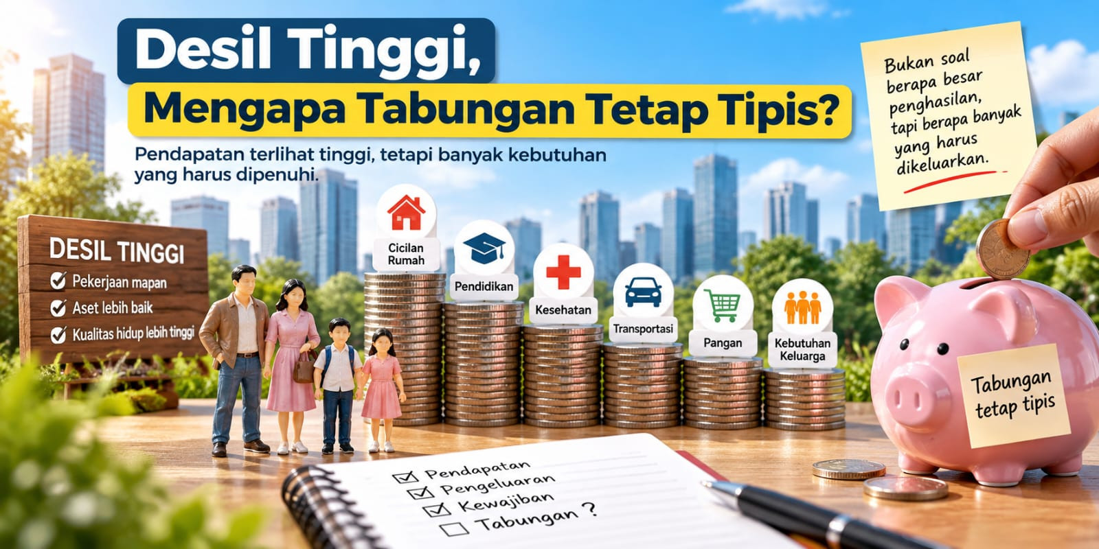 Desil Tinggi, Mengapa Tabungan Tetap Tipis