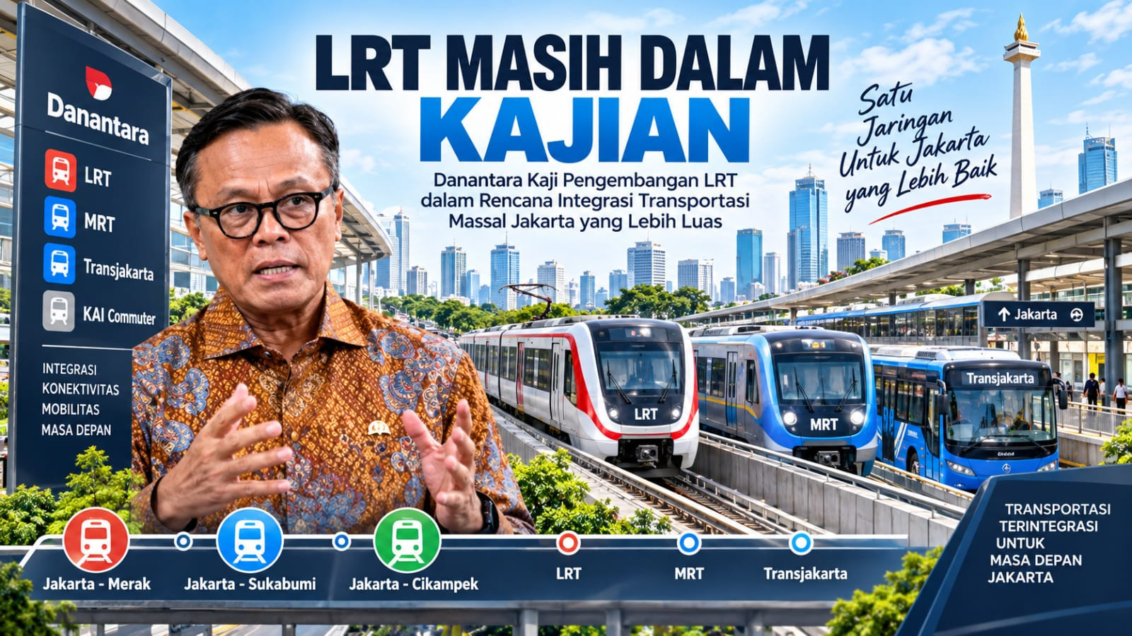 DANANTARA MENGUJI INTEGRASI BESAR TRANSPORTASI JAKARTA