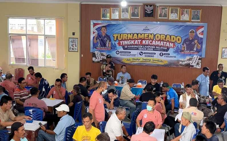 Turnamen Orado Lampung Selatan Bergulir, 17 Kecamatan Bersaing Menuju Bupati Cup