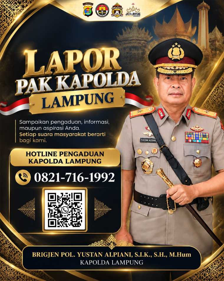 Polda Lampung Buka Hotline Lapor Pak Kapolda Warga Bisa Sampaikan Aduan dan Aspirasi IMG-20261022-WA0120.jpg