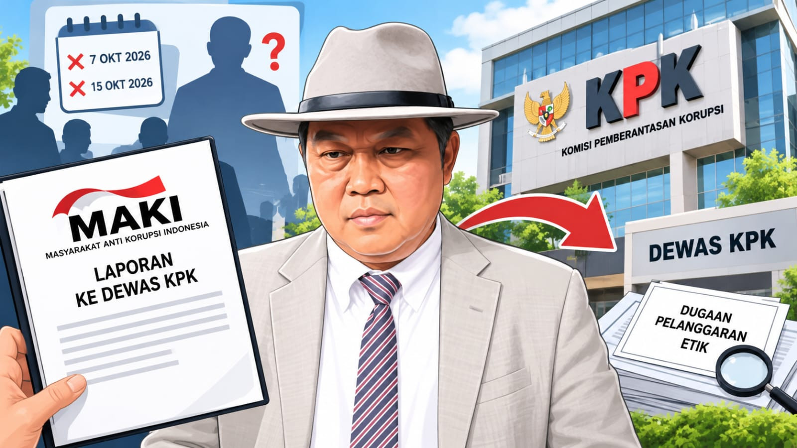 MAKI Gugat Pimpinan KPK soal Nusron