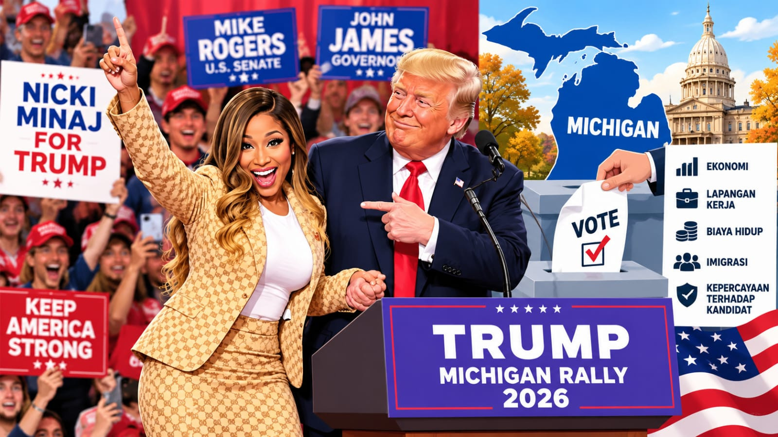 Nicki Minaj dan Kalkulasi Politik Trump