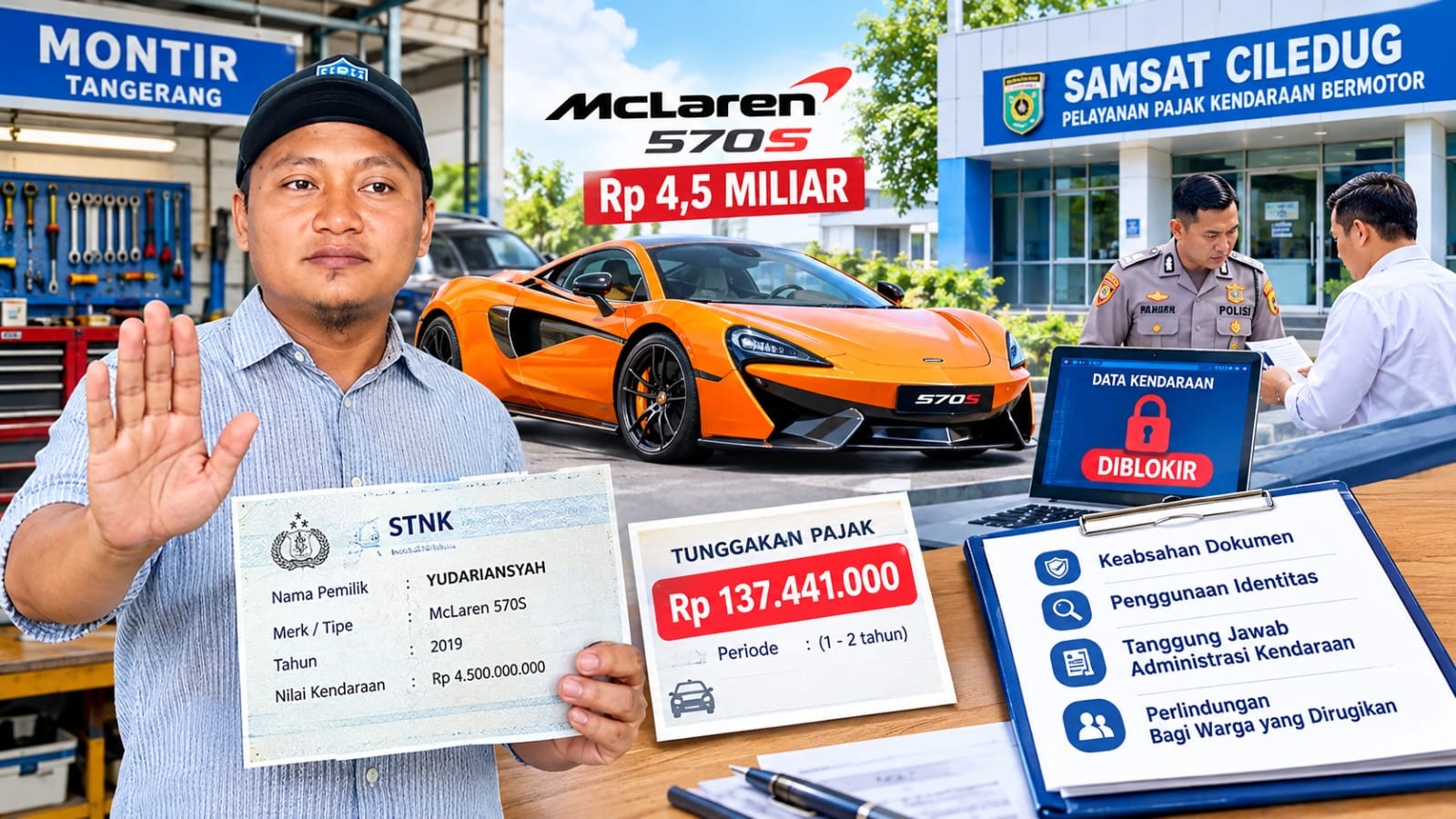 Nama Dicatut, McLaren Menguji Sistem Administrasi