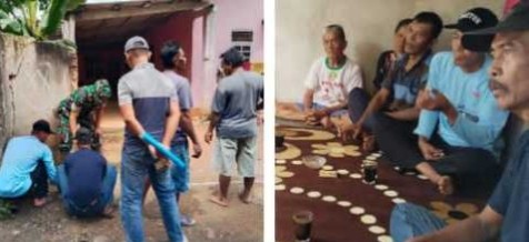 Babinsa Kelurahan Trimurjo Hadiri Musyawarah Penyelesaian Sengketa Batas Tanah Warga