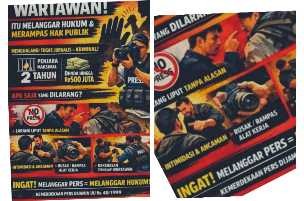 Dijamin Undang-undang Kerja Wartawan Tidak Boleh Dihalangi