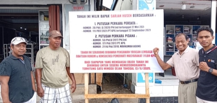 Sarjan Haji Husen Siapkan Laporan Pidana Seret Sejumlah Nama dan Oknum BPN Ende