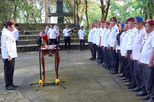 56 Pejabat Dilantik di Lokasi Wisata Way Belerang, Sekda Supriyanto Jabatan Harus Dibayar Dengan Kinerja Nyata