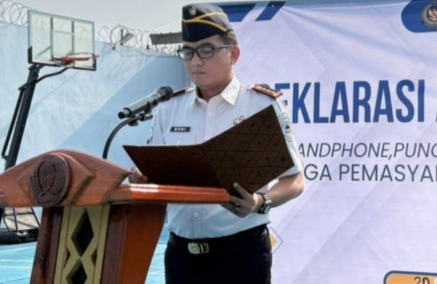 Komitmen Tegas, Lapas Kalianda Deklarasikan Anti HALINAR Bersama Pegawai dan WBP