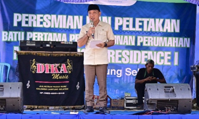 Wabup Syaiful Resmikan Pembangunan Menara Siger Residence Dorong Akses Hunian Layak