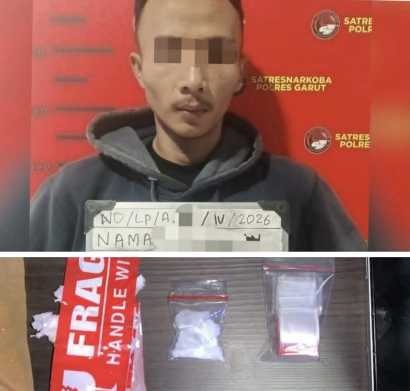 Ungkap Peredaran Narkotika Polres Garut Tangkap Pengedar Sabu