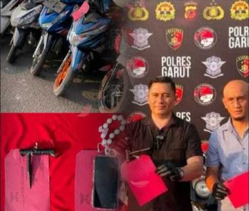 Sempat DPO, Pelaku Curanmor Berhasil Ditangkap Tim Sancang Polres Garut