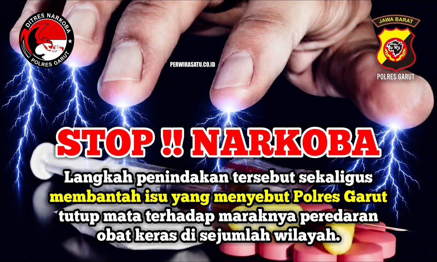 Polres Garut Tegaskan Komitmen Berantas Obat Keras, Sejumlah Kasus Berhasil Diungkap