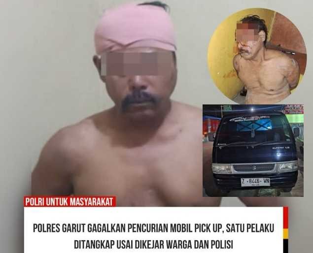 Polsek Samarang Amankan Pelaku Pencurian Pick Up Tiga masih Buron